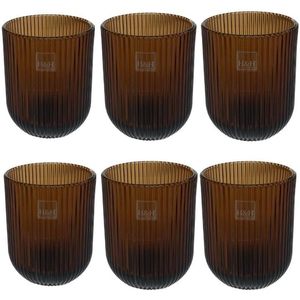 Verres en verre ambré Cl28, 6 pièces, pour eau ou jus - Product Image 1