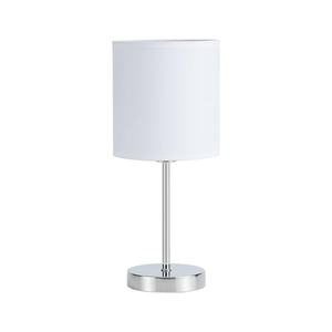 Lampe de table blanche, 1xe14, idéale pour la décoration et l'ambiance des espaces avec une lumière douce et élégante. - Product Image 1