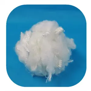 Polyester Fill Fibre Hollow Recycled Polyester Staple Fiber Micro Fiber 0.9d For Jacket Filling