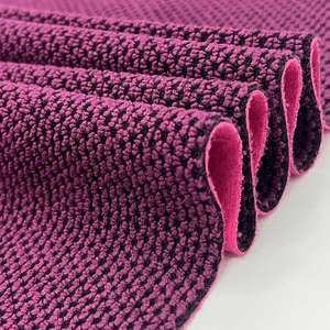 Modische Weichschale umweltfreundlicher Stoff Wabenförmig grobe Nadel gebundene Schneide gestrickt Nylon Schleife <span class=keywords><strong>3</strong></span> Schichten Weichschale für Kleidung - Product Image 6