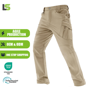 Pantalons pour hommes, pantalons cargo en polaire imperméables pour hommes, pantalons <span class=keywords><strong>de</strong></span> randonnée, pantalons <span class=keywords><strong>de</strong></span> <span class=keywords><strong>travail</strong></span>, pantalons thermiques chauds en softshell - Product Image 1