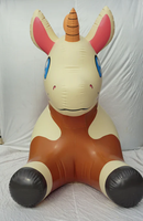 Spécialisé dans la production de grands jouets de piscine, cheval Sphinx, animal gonflable rebondissant