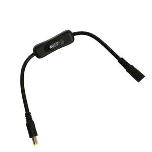 Interruptor de encendido y apagado Conector de cable de alimentación de CC macho a hembra de 5,5x2,1mm con conector hembra de CC de 2,1*5,5 - Product Image 4