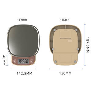 Balance de cuisine numérique LeFu CK831BLE avec commutation multi-unités, Bluetooth, précision élevée, pour la pâtisserie à domicile et la manipulation des aliments, origine Shenzhen - Product Image 4