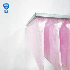 Filtre à poches en aluminium M5 M6 F7 F8 F9 à efficacité moyenne, fabriqué en Chine, <span class=keywords><strong>nouveau</strong></span> filtre à sac en fibres synthétiques pour salle blanche - Product Image 5