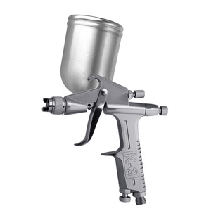 Pistola de Pulverización Neumática <span class=keywords><strong>Auarita</strong></span> F-3 con Boquilla de 1.0 mm y Vaso de 125 cc para Pintura de Acabado Automotriz y DIY - Product Image 1
