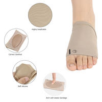 Coussinets de compression en gel de silicone pour les soins des pieds, semelles de massage, soutien de la voûte plantaire, coussinets de semelle, chaussettes de talon