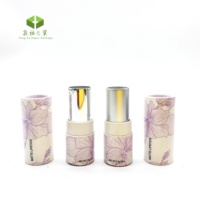 En gros personnalisé vide rouge à lèvres récipient rond tube de papier pour cosmétique brillant à lèvres bio baume à lèvres tubes d'emballage