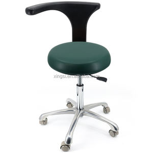 Dentale DELL'UNITÀ di elaborazione di Cuoio Regolabile in Altezza Del Piede Controllata del Medico Mobile Sgabello Sedie Con Girevole Bracciolo Dello Schienale - Product Image 5