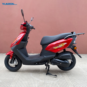 Scooter à <span class=keywords><strong>essence</strong></span> YIBEN 2026 QG 125CC Mini, moteur sans balais refroidi par air, frein à disque, 80 km/h, rouge, Zhejiang, pour adultes, cyclomoteur - Product Image 5
