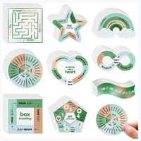 Xuri autocollants apaisants étanches jouets sensoriels Fidget Texture anxiété autocollants sensoriels pour bureau bureau libération de Stress outils de mise au point