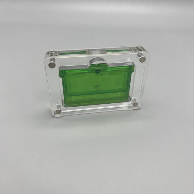 One Slot High Transparency Acrylic Magnetic Suction Cover Games Storage Box Hard Shell Cartridge Case for GameBoy ADVANCE GBA