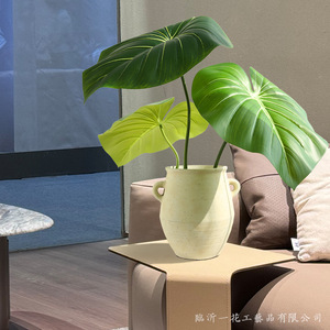 Plante artificielle Philodendron Yihua Floral Art, 30cm-100cm, vert clair, vert foncé, fleur en soie, décoration intérieure - Product Image 1