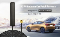 Antenne patch pour routeur 3G 4G LTE 5G GSM avec connecteur mâle 6000 MHz 8 dBi pour voiture