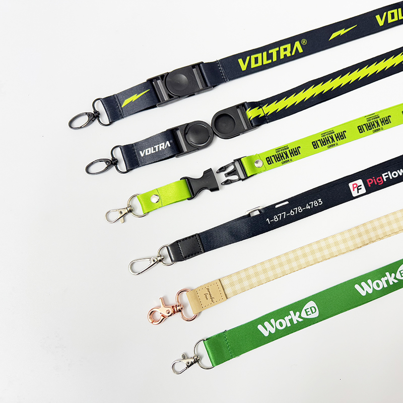 Low Moq Custom Color Promotional Gifts Yard Short Strap Plain Satin Lanyards With Logo Custom Keychain Ribbon Lanyards Image 2
