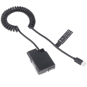 Jingying-Cargador de batería simulado para cámara DSLR tipo C, fuente de alimentación, cable de resorte para D5600 D5500 <span class=keywords><strong>D3500</strong></span> - Product Image 6