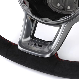 Volante Deportivo de Cuero Semiperforado R <span class=keywords><strong>Line</strong></span> para VW Golf 5 6 7 R MK5 6 7 Polo CC - Product Image 5