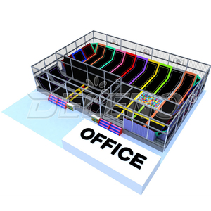 Trẻ em chuyên nghiệp trong nhà thiết bị sân chơi Trampoline thiết bị công viên bọt hồ bơi để bán - Product Image 6