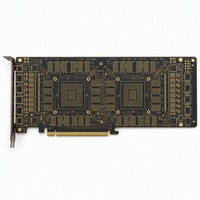 Carte PCB HDI à double GPU 40 couches, toutes couches, FR4 Megtron ENIG/ENEPIG, 112 Gbit/s PAM4, 100 % AOI/Rayons X pour serveur d'entraînement IA