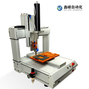 Machine de distribution de colle LED à seringue programmable CNC PLC à 3 axes haute vitesse <span class=keywords><strong>XF</strong></span> automatique, modèle de table, garantie 1 an - Product Image 4