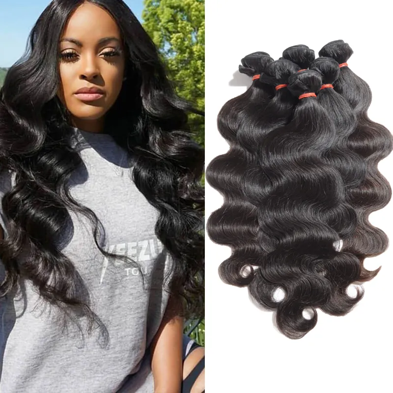 ZSF 8A Grade Body Wave Hair Bestseller Rohes menschliches Haar brasilia nisches Vigrin Cuticle Aligned Bundle Hair für schwarze Frauen