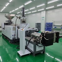 Machine de recyclage de plastique à commande PLC, usine de granulation de plastique PP PE PS ABS, ligne de granulation de granulés de plastique