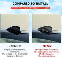 Cache-antenne de toit en ABS en forme d'aileron de requin pour Toyota Camry 2018-2025 – Accessoire de remplacement pour la décoration extérieure de la voiture