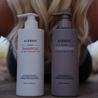 AGERIOS 520ml Crème Capillaire Bio Stimulante Croissance & Shampooing & Après-Shampooing Anti-Chute & Anti-Pelliculaire Masque Capillaire Herbal Meilleure Vente