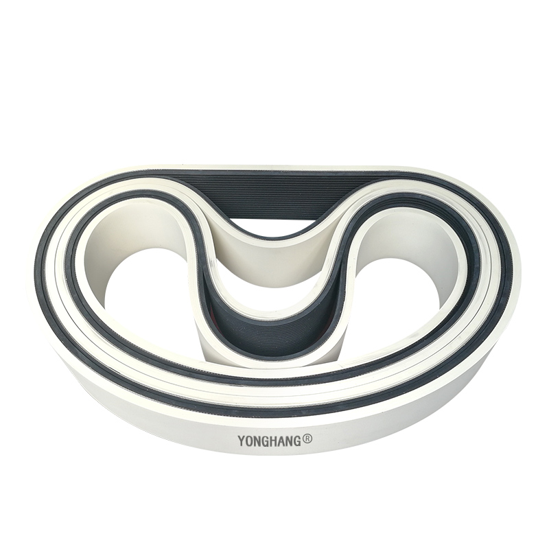 Промышленный Белый резиновый ремень PL PK, многоребристый ремень