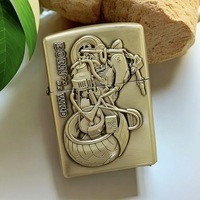 Briquet créatif en métal avec caractères en relief, cadeau tendance pour moto tout-terrain, cigare, cigarette, kérène
