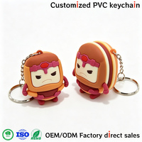 Porte-clés en caoutchouc personnalisé pour les cadeaux promotionnels de festival avec logo personnalisé - Écologique et durable