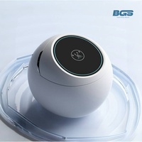Toilette intelligente Egg Tornado, à poser au sol, siphon en P, céramique, double chasse d'eau, télécommande, système d'installation, nettoyage UV, LED