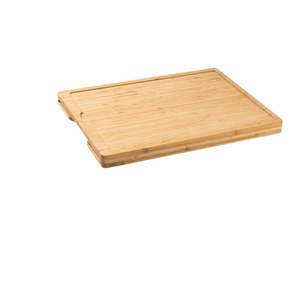 Bamboo Cutting Board Rectangle Anti Slip Solid <b>Wood</b> Kitchen Chopping <b>Block</b> For Fruit Bread Vegetable - Product Image 1