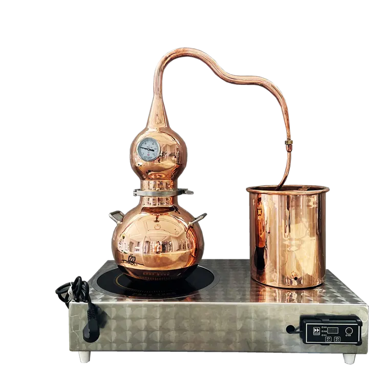 Petit équipement de distillation en acier inoxydable, distillateur d'alcool domestique