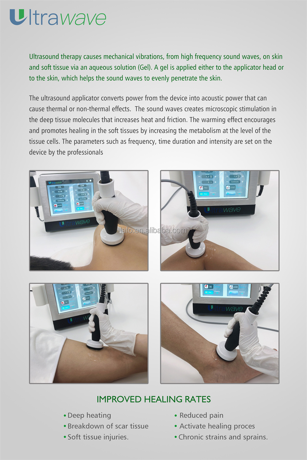 New Arrivals rehabilitation therapy portable ultrasound Pain Relief Physiotherapy Ultrasound Therapy Machine