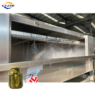 Machine de pasteurisation commerciale automatique à convoyeur pour refroidissement et séchage de sachets, sachets soufflets, snacks, yaourts, lait et eau