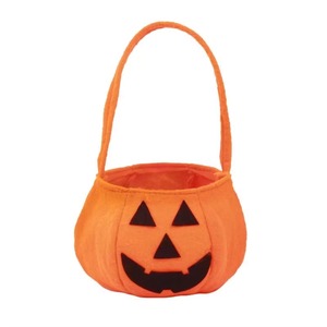 Halloween Pumpkin Candy Bag for Kids Non-woven Trick or Treat Candy <b>Tote</b> Gift Bag Buckets Halloween Supplies - Product Image 1