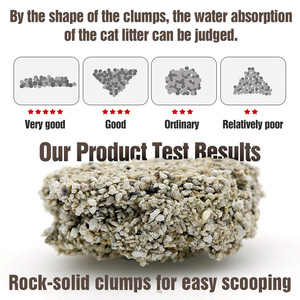 Litière pour chat en bentonite grise de haute qualité à prix abordable, super agglomérante, désodorisante et facile à nettoyer - Product Image 2