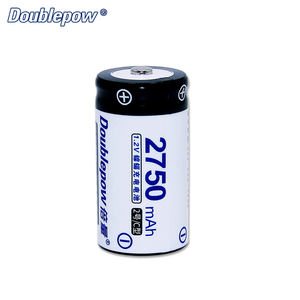 Batterie rechargeable Ni-MH Doublepow 2750mAh Cycle profond 1.2V Taille C Batterie NIMH - Product Image 5