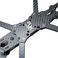 RJX Mark4 V2 7 Zoll 295mm Carbonfaser 3K Twill Matt-Finish FPV Racing Drohnenrahmen