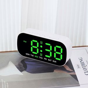 Reloj Despertador Electrónico Moderno y Sencillo, Multifunción, con Pantalla LED Digital, Indicación del Día de la Semana y 24 Horas, Dos Conjuntos de Relojes de Escritorio USB - Product Image 5