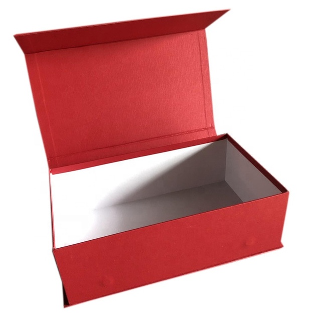 Christmas Gift Box  Packaging Red Exquisite Gift Paper Box Custom