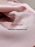 Elegante Camisa de Seda de Morera 90% para Mujer, Blusa de Seda Elástica de Manga Larga de Crepé de China de 19mm, Camisa de Satén de Lujo para Oficina 2026