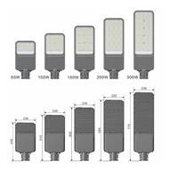 Lampadaire LED Modulaire de Haute Qualité, Étanche IP65, en Aluminium Moulé Sous Pression, pour Autoroute et Cour, 50W 100W 150W 200W 250W