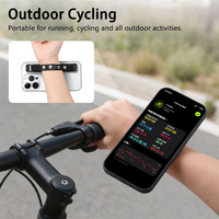 Sangle de poignet réglable en cuir PU tendance avec adhésif, sangle de suspension portable adaptée aux téléphones mobiles et tablettes