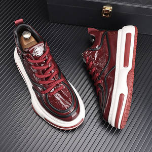 Zapatos de Hombre Estilo Europeo, de Piel Sintética Brillante con Cierre, Tejidos y Cómodos, Modelo Primavera 2026, Microfibra, Personalizados con Estampado - Product Image 6