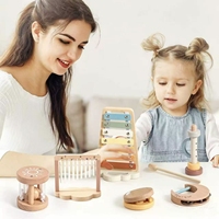 Best Seller Eco Wooden Orff Musical Set Xylophone Wind Chime for Toddler Home & Kindergarten Learning