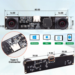 <span class=keywords><strong>3D</strong></span> 스테레오 카메라 3840X1080P 60FPS 고속 USB 카메라 모듈 <span class=keywords><strong>3D</strong></span> VR 비전용 동기식 듀얼 렌즈 카메라 - Product Image 5