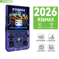Console de jeu portable R36 Max 64 Go 15000 jeux écran 4 pouces lecteur de jeu portable rétro classique Consoles de jeux vidéo