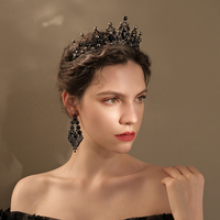 Diadèmes et Couronnes de Luxe Scintillantes en Alliage Coloré pour Femme, Accessoires de Spectacle, Couronnes Décoratives en Cristal, Vente en Gros